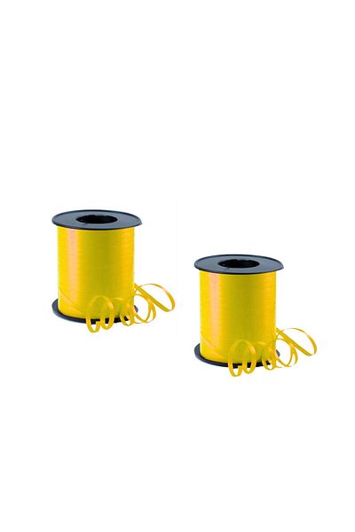 layfhex Yellow Colored Raffia 8 mm x 200 m (2 Pieces)