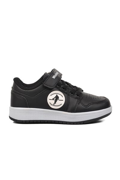 WALKWAY Sloga-P Black-Black-White Children's Sports Shoes
