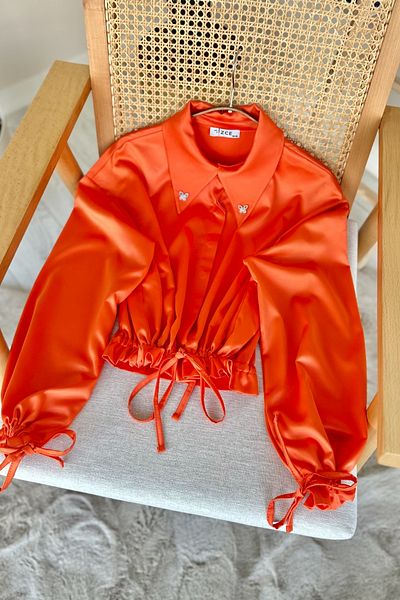 Gizce Darly Orange Shirt
