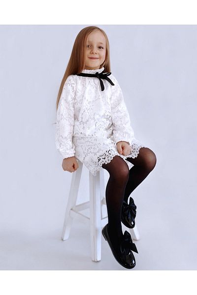 le petit sole Παιδικό φόρεμα Tiny Bear Lace Girls
