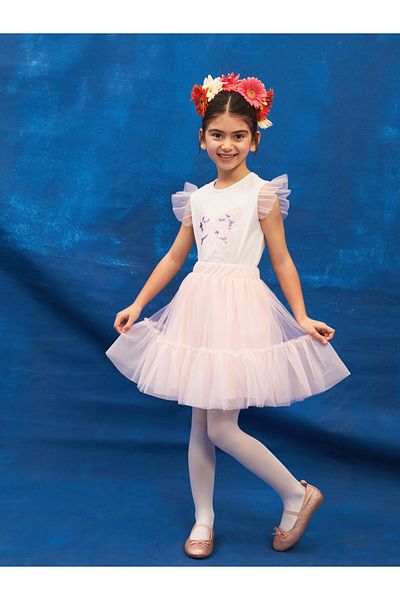 LC Waikiki Fata - Fustă tutu cu talie elastică