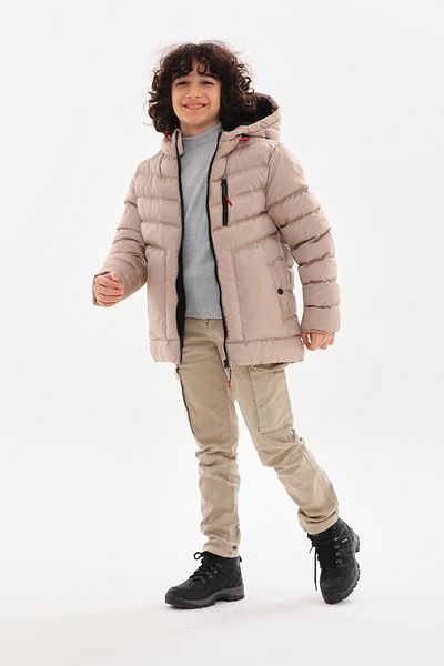 ROBA KIDS Men's - Girls' Waterproof and Windproof, Inner Fleece, Hooded, Winter, Inflatable Jacket & Coat RB-600