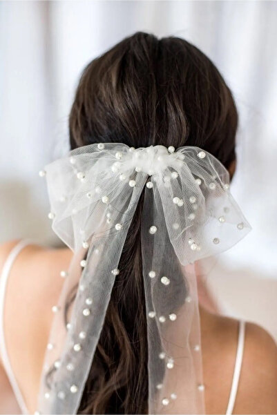 Limelia لؤلؤة تول المرأة مشبك القوس مشبك الزفاف مشبك القوس اللؤلؤ