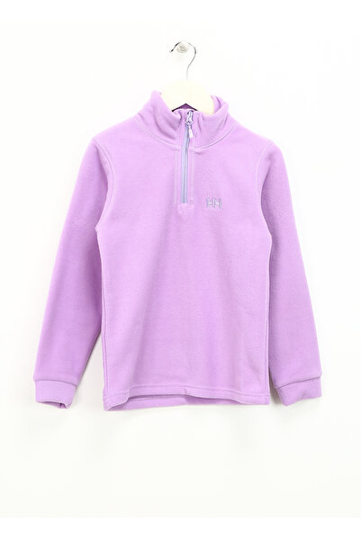 Helly Hansen Düz Lila Kız Çocuk Polar Üst Hh..14001 Junıor Rıder 1/2 Zıp