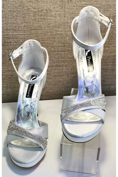 MONAROSA 233 Pantofi de rochie de seară cu platformă de piatră