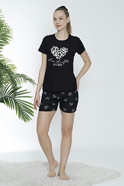 Wordex Mr 1601 Pegasus Lycra Fabric Heart Shorts Σετ πιτζάμες