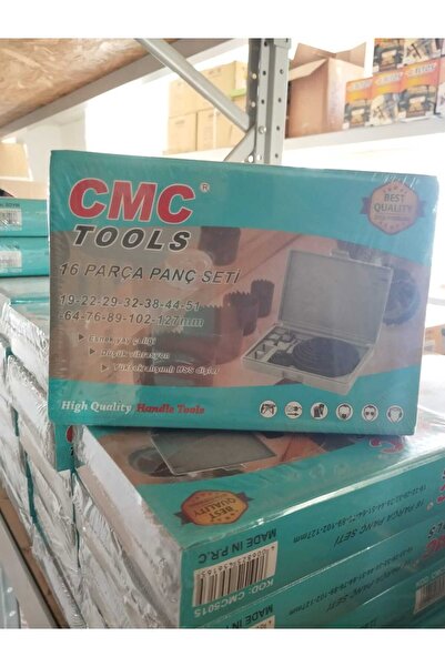 CMC Tools Ahşap Alçıpan Kartonpiyer Delme Panç Seti 16 Parça