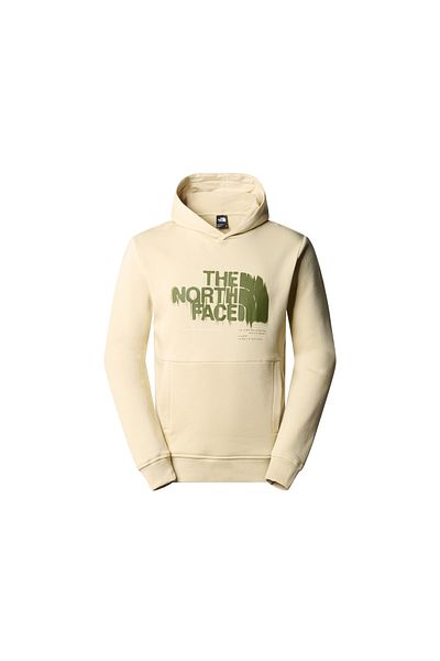 THE NORTH FACE سويت شيرت كاجوال للرجال من M Graphic Hoodie 3 NF0A87ET3X41 كريمي