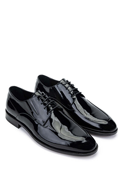 Tamer Tanca Erkek Hakiki Deri Siyah Klasik Ayakkabı