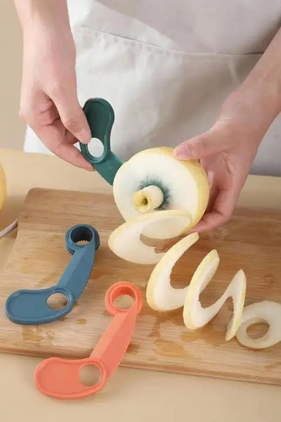 MOBEE Elma Dilimleme Aparatı Plastik Elma Dilimleyici