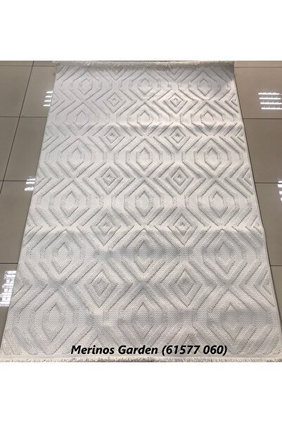Merinos Halı Garden Serisi 61577 İskandinav Desen Salon Halısı Yolluk Mutfak ...