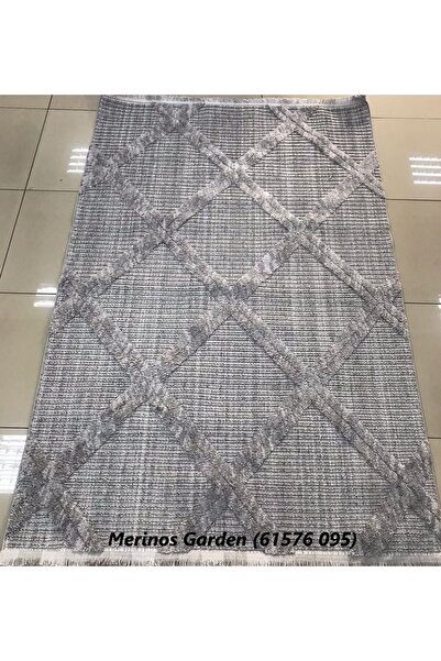 Merinos Halı Garden Serisi 61576 İskandinav Desen Salon Halısı Yolluk Mutfak ...