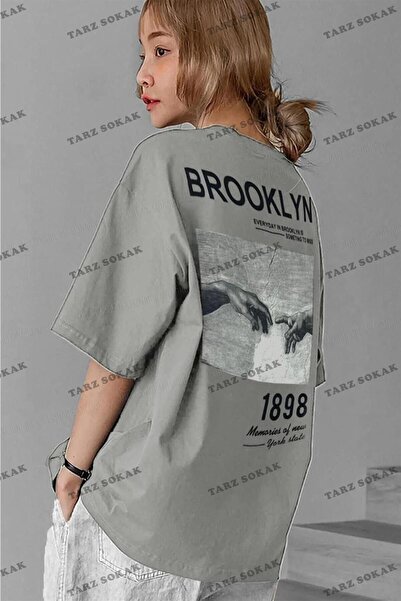 Tarzsokak 1898 Brooklyn Gray Oversize Salas Boyfriend Women