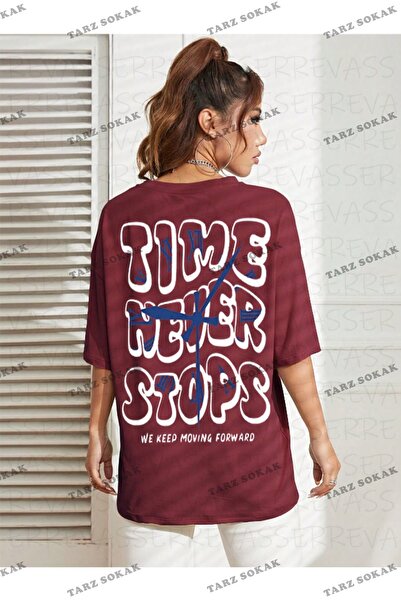 Tarzsokak Unisex Femei/Bărbați Time Never Stops Colorat, imprimat personaliza...