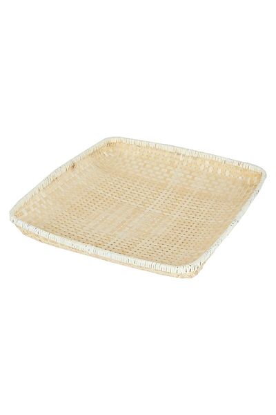 KANCAEV Tray, bamboo Square Decorative Handmade, large, 50*50 Cm.
