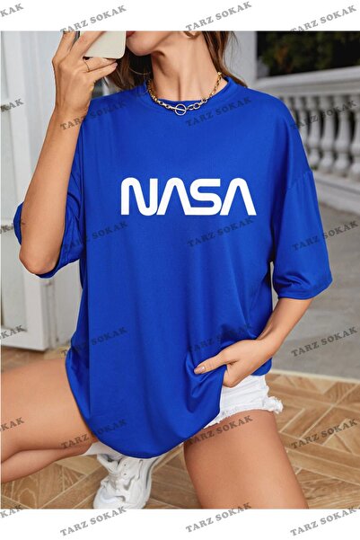 Tarzsokak Unisex Femei/Bărbați NASA Colorat, imprimat personalizat, din bumba...