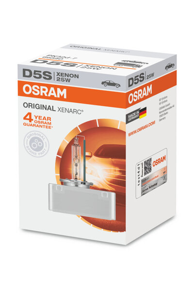 Osram D5S Xenarc Ampul 25W 4 Yıl Garantili (1 Adet)