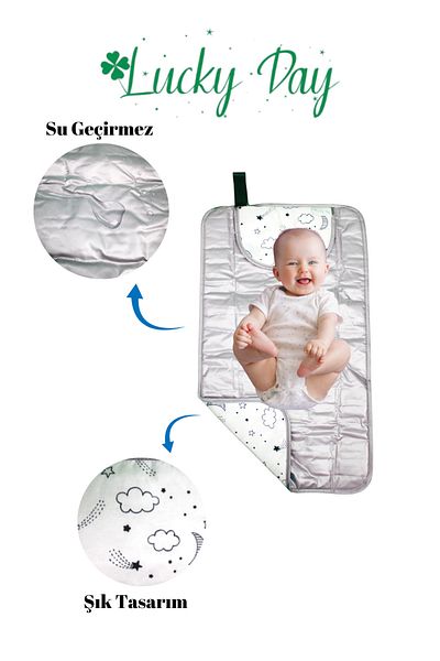 Lucky Day Baby Changing Mat Diaper Changing Mat Care Pad Cover Baby Changing Mat