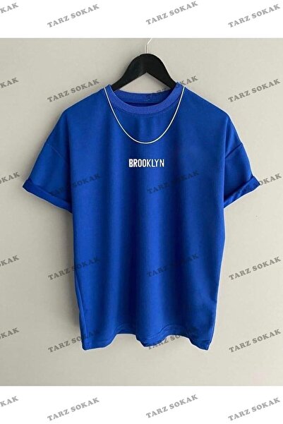 Tarzsokak Καφέ Unisex Μπρούκλιν με στάμπα Oversize