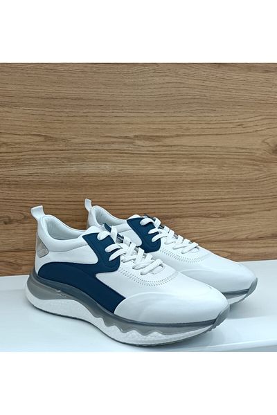 Alberto Rossi A3832 Pantofi casual pentru bărbați din piele naturală albă