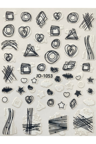 Venalisa Tırnak Sticker Tırnak Süsleme Nail Art JO-1053