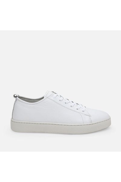 Yaya by Hotiç Ανδρικά casual παπούτσια από γνήσιο δέρμα White Yaya