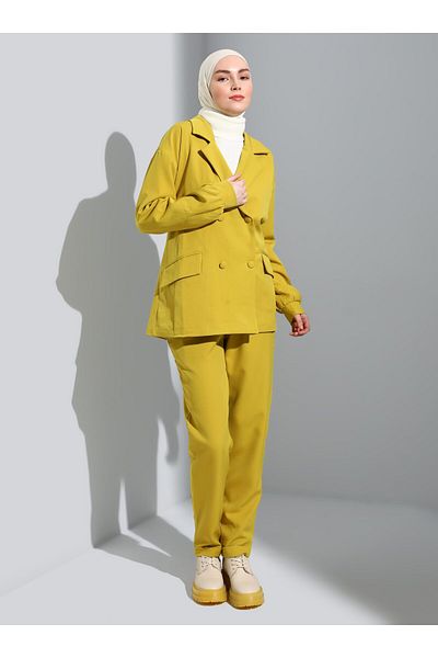 Benin Jacket Trousers Double Set - Oil Green - Benin