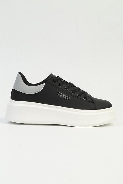 Benetton ®| IMPORTED Women's Black White Sports Shoes BNI-10232 4214