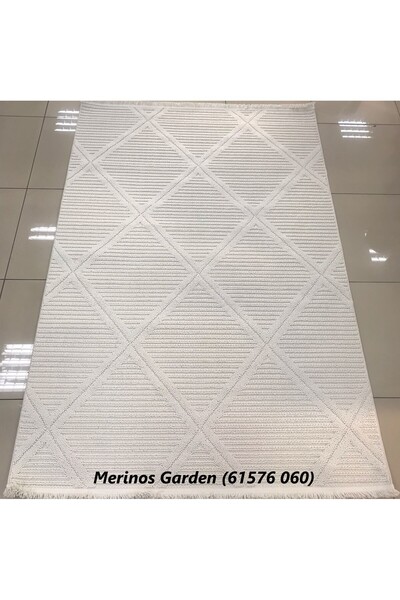 Merinos Halı Garden Serisi 61576 İskandinav Desen Salon Halısı Yolluk Mutfak ...