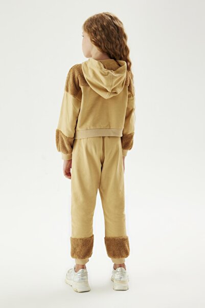 Tyess BG Store Girl's Beige Sweatpants 23FW1TJ4210