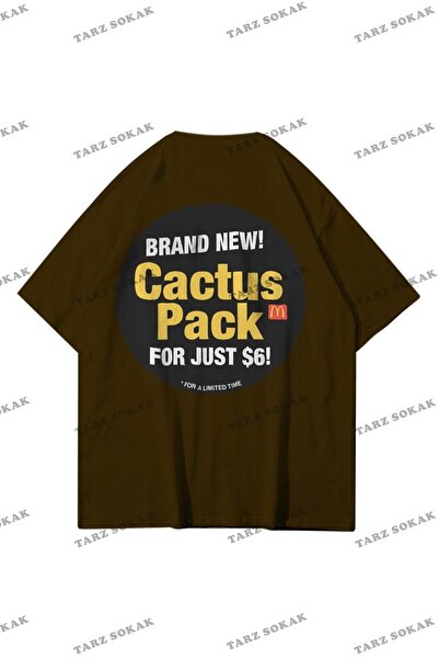 Tarzsokak Unisex paket kaktusa, smeđi