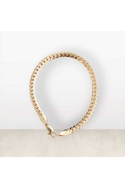 Bujiteri Chain Model Steel Scrunch Bracelet
