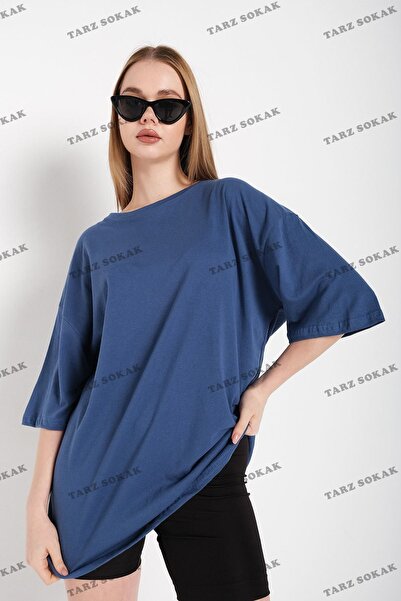 Tarzsokak Albastru Indigo pentru femei, mărime mare