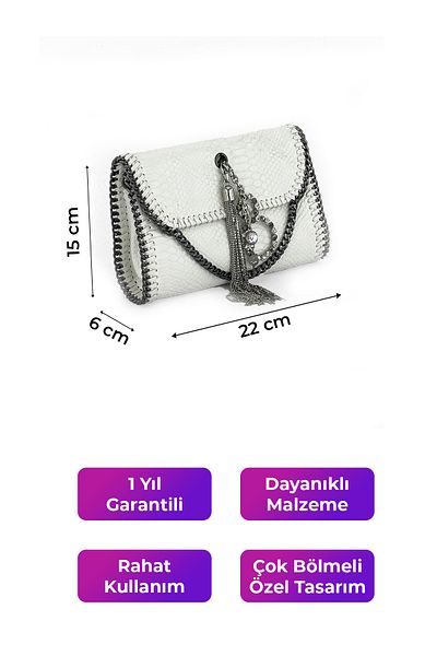 louisiana polo Geantă de damă Kriste Bell cu curea încrucișată albă 26322