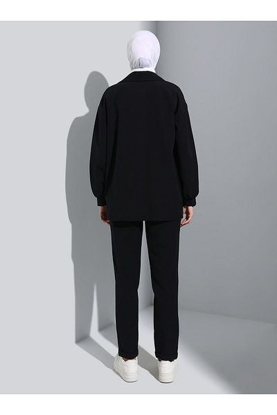 Benin Jacket Trousers Double Set - Black - Benin