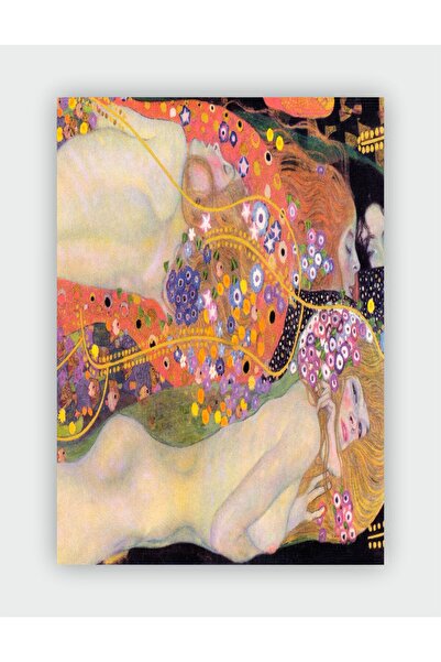 fırsatlar diyarı Water Serpents II Gustav Klimt Duvar Posteri - Kalın Kağıt -...