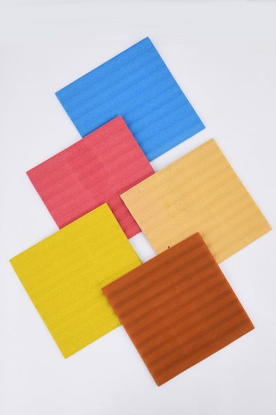 Bidolushop Rubber Trivet Pot Pan Teapot Sheet Set 5 Colors 5 Pieces Mixed Color