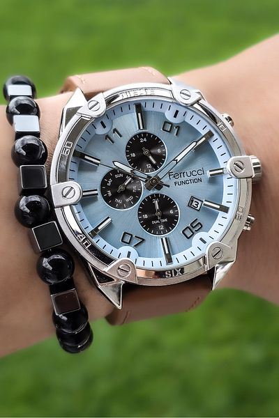 Ferrucci New Season Men's Wristwatch, All Functions Active