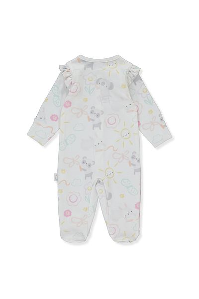 Bebetto INTERLOK BOOTIES JUMPSUIT PRINTED (PAINTING) T 3377
