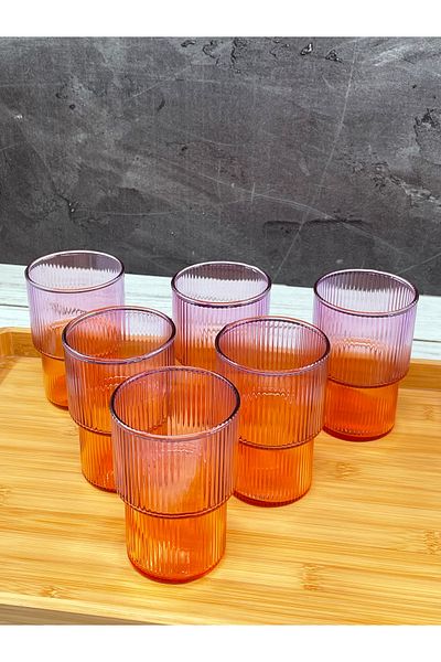 YzHome Set of 6 Crystal Glass Colored Soft Drink Water Glass Pinterest Origami Model Cup 200cc