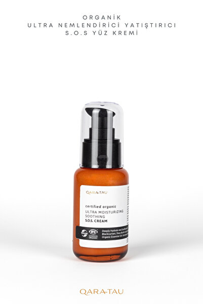 qaratau Organik Ultra Nemlendirici Yatıştırıcı S.O.S Yüz Kremi 50ml