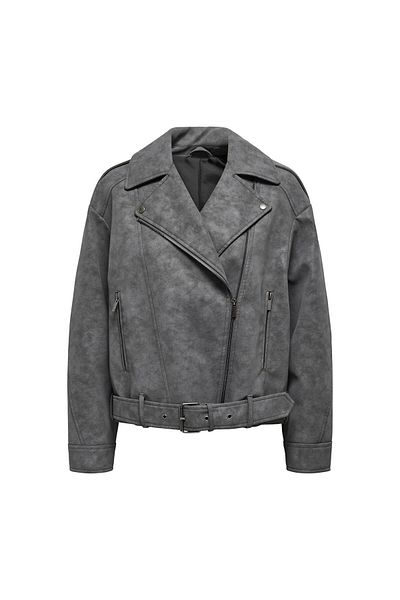 ONLY Women's Ava Faux Leather Biker Jacket