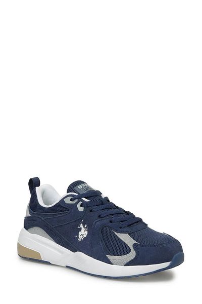 U.S. Polo Assn. ROCKER SU 4FX Navy Blue Men's Sneakers-Navy Blue