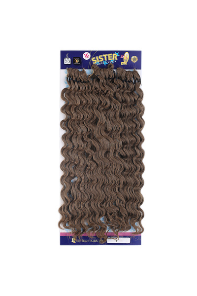 Suzan Peruk Işbaşıprk  Isb01  Sister Afro Dalgası Saç - Açık Kahve 8 (Işbaşı)