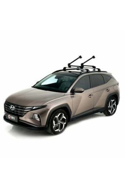 Drs Tuning Kayak Taşıyıcı Uyumlu Gri Araç Üstü Kayak Taşıma 2'li Apex 6 Parça