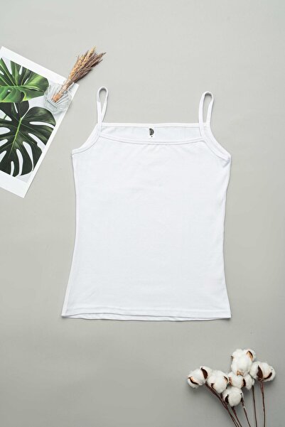 GÜMÜŞ Ασημί γυναικείο λευκό εσώρουχο με ελαστικό ύφασμα κορδόνια