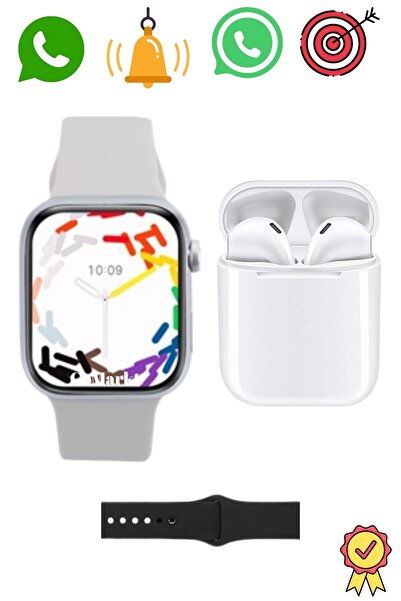 GoMarkt Xiaomi Redmi Note 8 Pro Uyumlu Watch 9 Tasarımlı T900 ProMax Akıllı S...