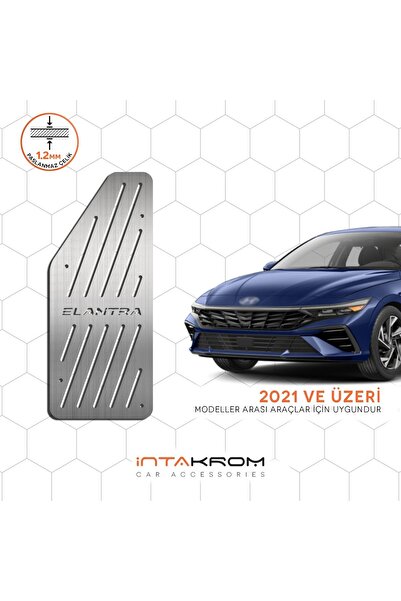İntachrom Hyundai Elantra Krom Ayak Dinlendirme Pedalı - 2021 ve Üzeri