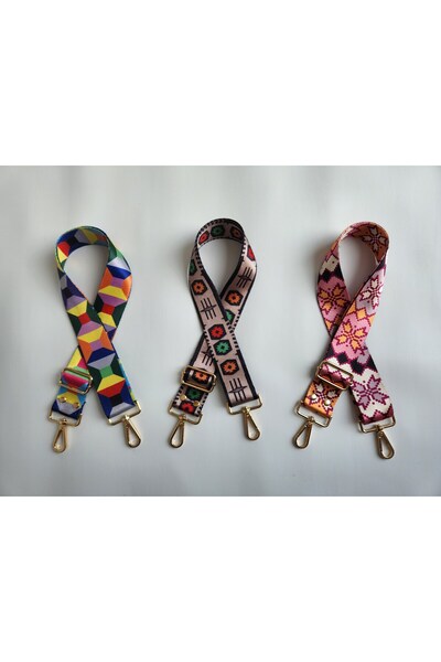 NAZENİN HOBİ AKSESUAR PATTERNED COLUMN BAG HANGER (4*120 CM)