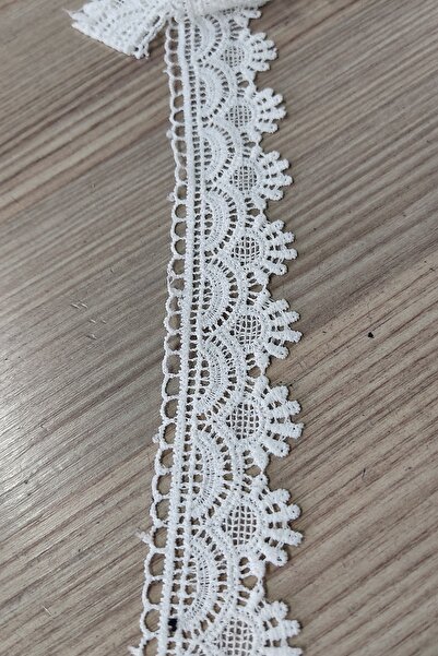 DUAYEN güpür dantel kenar kraliyet desen 1 metre